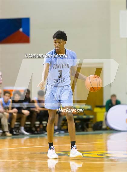 Thumbnail 2 in  Trinity Christian vs Panther Creek (Hoops and Dreams Showcase) photogallery.