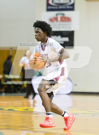 Thumbnail 3 in  Trinity Christian vs Panther Creek (Hoops and Dreams Showcase) photogallery.