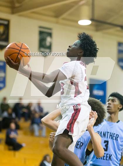 Thumbnail 3 in  Trinity Christian vs Panther Creek (Hoops and Dreams Showcase) photogallery.