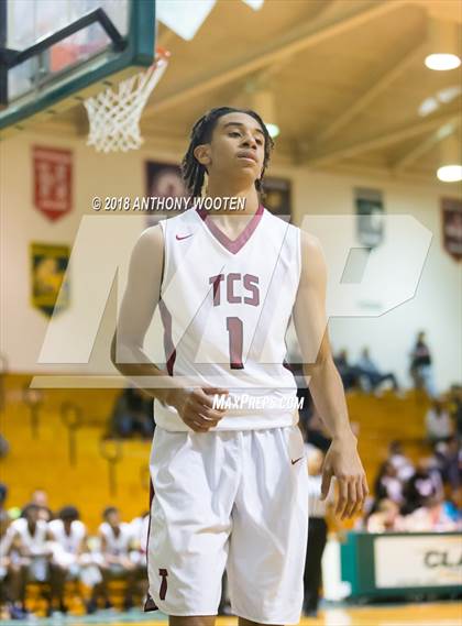 Thumbnail 3 in  Trinity Christian vs Panther Creek (Hoops and Dreams Showcase) photogallery.