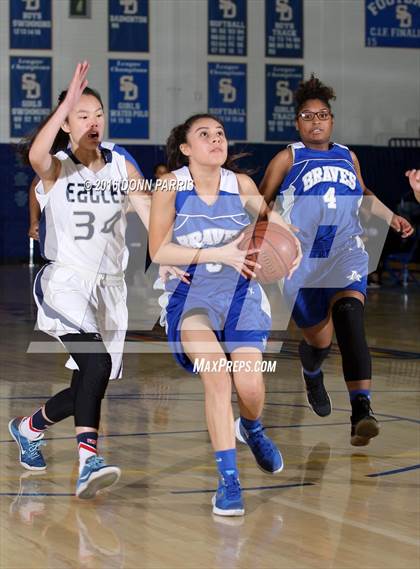 Thumbnail 2 in Alta Loma vs. Gabrielino (Shereise Edmonds Memorial Tournament) photogallery.