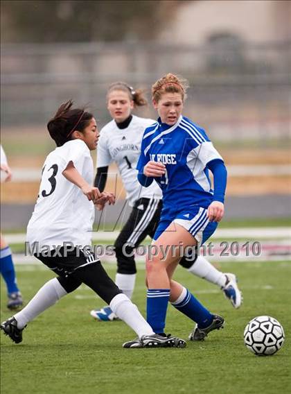 Thumbnail 2 in Dobie vs Oak Ridge (Pearland ISD Soccer Shootout) photogallery.