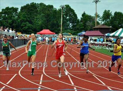 Thumbnail 1 in NYSPHSAA Track & Field Championships (Girls Events - Day 1) photogallery.