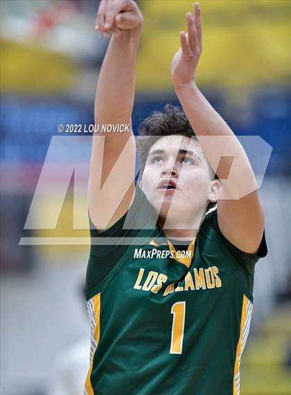 Thumbnail 2 in Los Alamos vs. Santa Fe Indian (Bobby Rodriguez Capital City Tournament Round 1) photogallery.