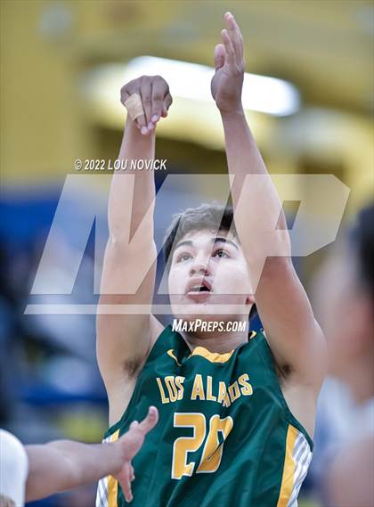 Thumbnail 1 in Los Alamos vs. Santa Fe Indian (Bobby Rodriguez Capital City Tournament Round 1) photogallery.