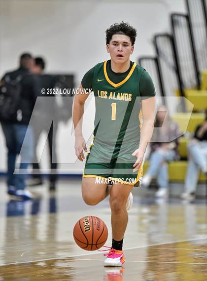 Thumbnail 1 in Los Alamos vs. Santa Fe Indian (Bobby Rodriguez Capital City Tournament Round 1) photogallery.