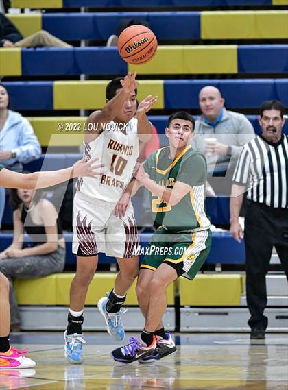 Thumbnail 3 in Los Alamos vs. Santa Fe Indian (Bobby Rodriguez Capital City Tournament Round 1) photogallery.