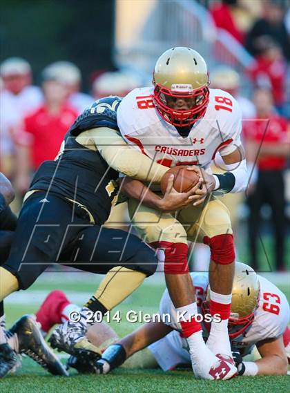 Thumbnail 3 in Bergen Catholic @ Paramus Catholic photogallery.