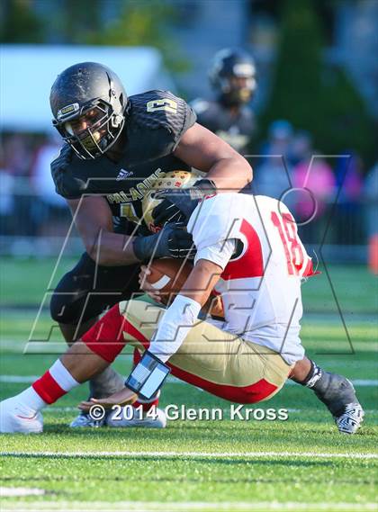 Thumbnail 3 in Bergen Catholic @ Paramus Catholic photogallery.