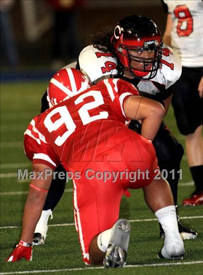 Thumbnail 3 in Mater Dei vs. Centennial photogallery.