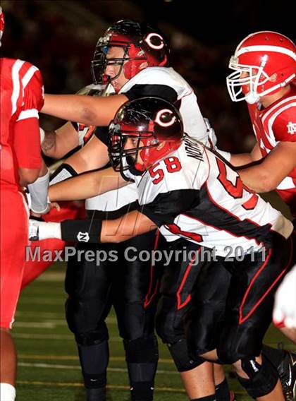 Thumbnail 2 in Mater Dei vs. Centennial photogallery.