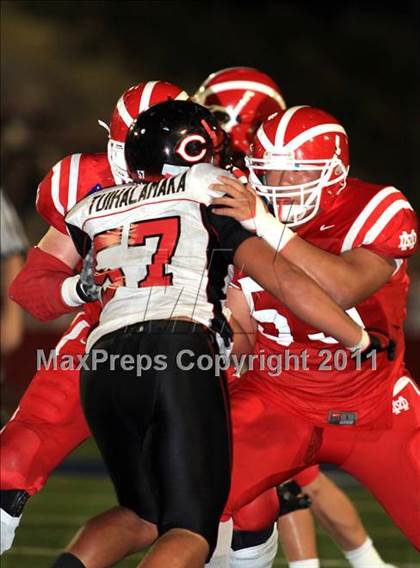 Thumbnail 1 in Mater Dei vs. Centennial photogallery.