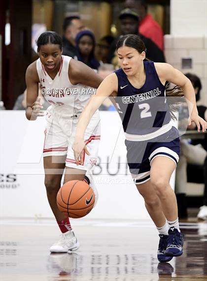 Thumbnail 1 in Centennial vs. St. John's (GEICO National Tournament Semifinal) photogallery.