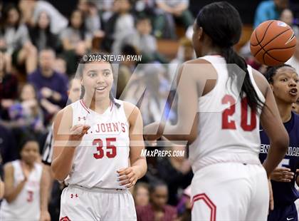 Thumbnail 3 in Centennial vs. St. John's (GEICO National Tournament Semifinal) photogallery.