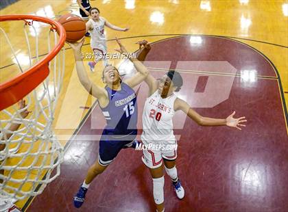 Thumbnail 1 in Centennial vs. St. John's (GEICO National Tournament Semifinal) photogallery.
