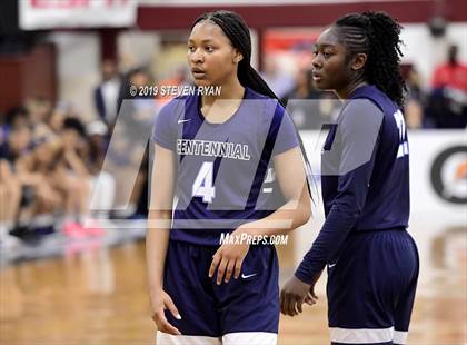 Thumbnail 2 in Centennial vs. St. John's (GEICO National Tournament Semifinal) photogallery.