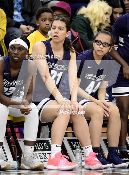 Thumbnail 3 in Centennial vs. St. John's (GEICO National Tournament Semifinal) photogallery.