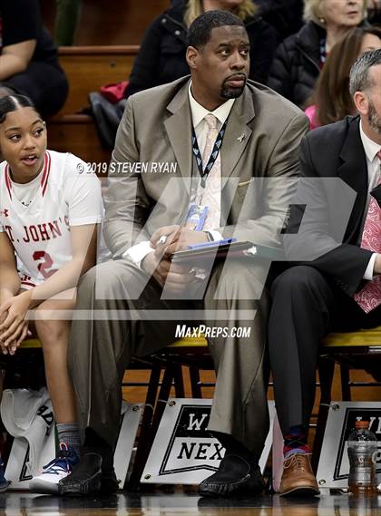Thumbnail 1 in Centennial vs. St. John's (GEICO National Tournament Semifinal) photogallery.