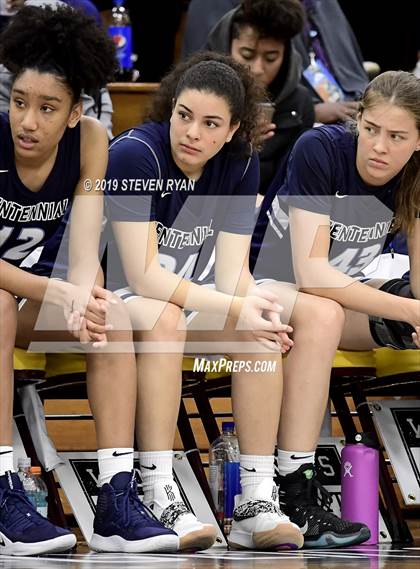 Thumbnail 1 in Centennial vs. St. John's (GEICO National Tournament Semifinal) photogallery.