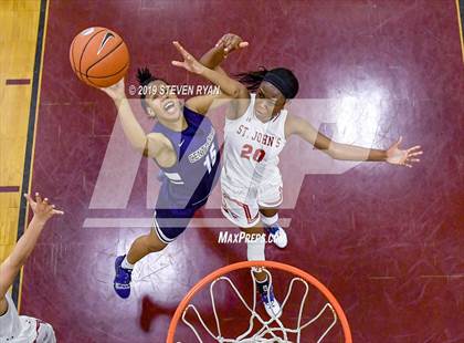 Thumbnail 2 in Centennial vs. St. John's (GEICO National Tournament Semifinal) photogallery.