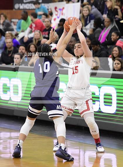 Thumbnail 1 in Centennial vs. St. John's (GEICO National Tournament Semifinal) photogallery.