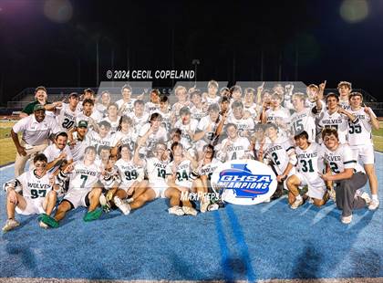 Thumbnail 2 in Wesleyan vs. Westminster (GHSA Class A-4A Championship) photogallery.