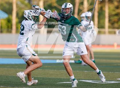 Thumbnail 2 in Wesleyan vs. Westminster (GHSA Class A-4A Championship) photogallery.