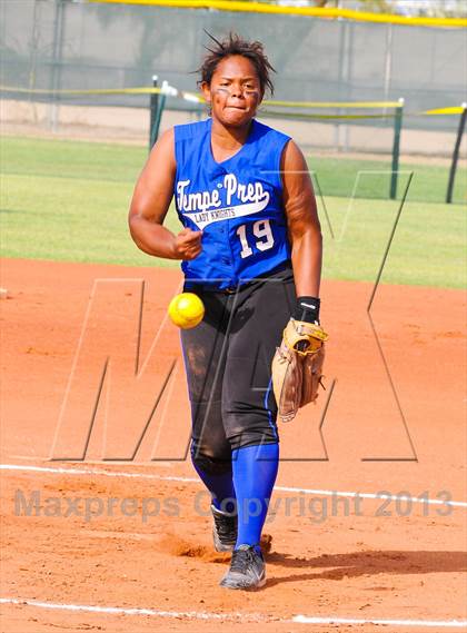 Thumbnail 3 in Northwest Christian vs. Tempe Prep (AIA D4 Playoff) photogallery.