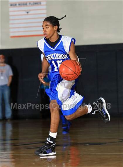 Thumbnail 3 in Dickinson vs. Dobie (McDonald’s Texas Invitational) photogallery.