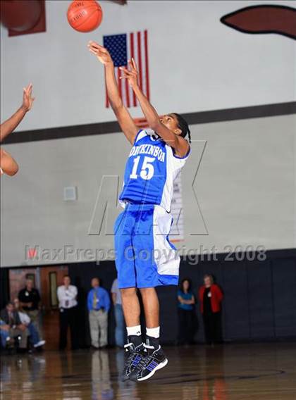 Thumbnail 2 in Dickinson vs. Dobie (McDonald’s Texas Invitational) photogallery.