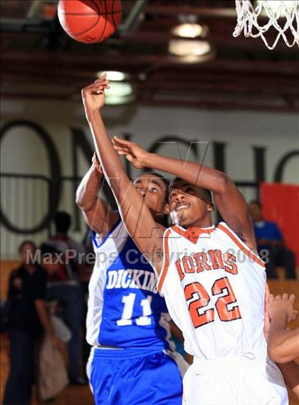 Thumbnail 1 in Dickinson vs. Dobie (McDonald’s Texas Invitational) photogallery.