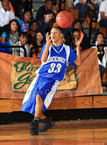 Thumbnail 2 in Dickinson vs. Dobie (McDonald’s Texas Invitational) photogallery.