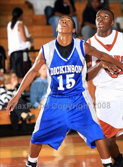 Thumbnail 2 in Dickinson vs. Dobie (McDonald’s Texas Invitational) photogallery.