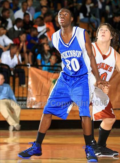Thumbnail 1 in Dickinson vs. Dobie (McDonald’s Texas Invitational) photogallery.