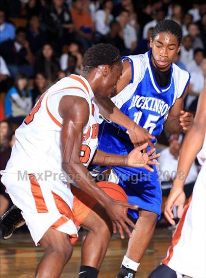 Thumbnail 1 in Dickinson vs. Dobie (McDonald’s Texas Invitational) photogallery.