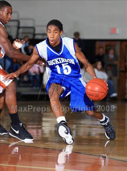 Thumbnail 1 in Dickinson vs. Dobie (McDonald’s Texas Invitational) photogallery.