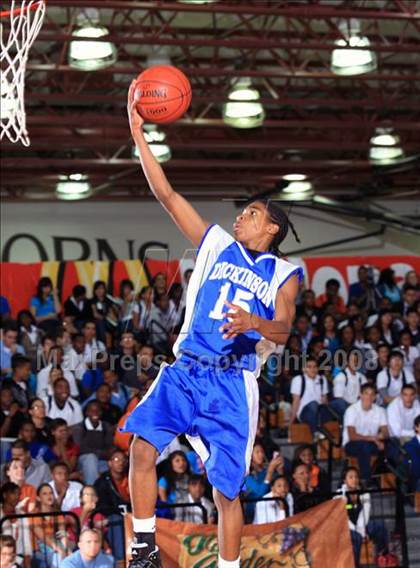 Thumbnail 1 in Dickinson vs. Dobie (McDonald’s Texas Invitational) photogallery.