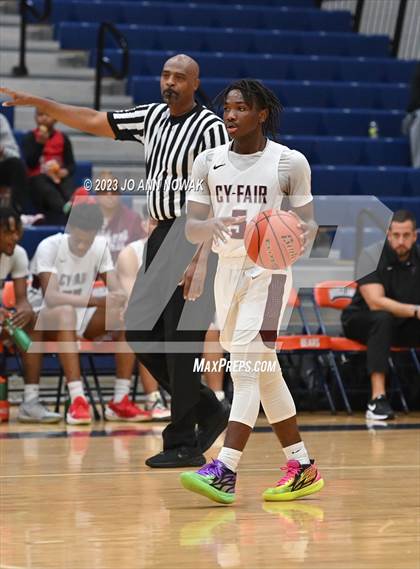 Thumbnail 1 in Cypress Woods vs. Cy-Fair (Houston Methodist Cy-Hoops Invitational) photogallery.