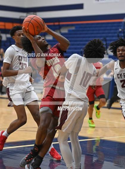 Thumbnail 2 in Cypress Woods vs. Cy-Fair (Houston Methodist Cy-Hoops Invitational) photogallery.