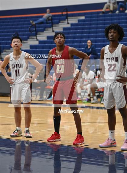 Thumbnail 2 in Cypress Woods vs. Cy-Fair (Houston Methodist Cy-Hoops Invitational) photogallery.