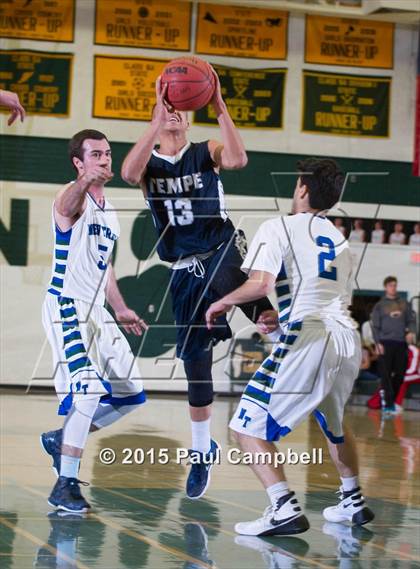 Thumbnail 3 in Tempe vs New Trier (Horizon Holiday Hoops Tournament) photogallery.