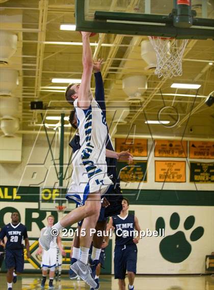 Thumbnail 3 in Tempe vs New Trier (Horizon Holiday Hoops Tournament) photogallery.