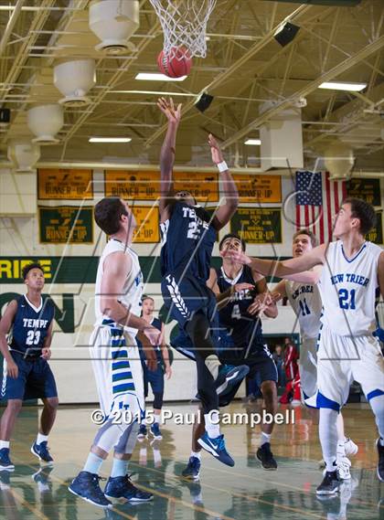 Thumbnail 2 in Tempe vs New Trier (Horizon Holiday Hoops Tournament) photogallery.