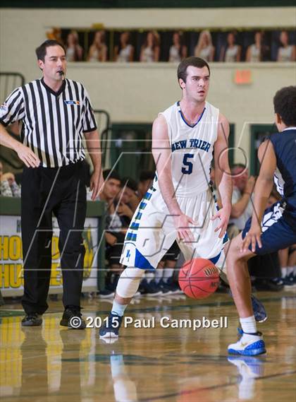 Thumbnail 3 in Tempe vs New Trier (Horizon Holiday Hoops Tournament) photogallery.