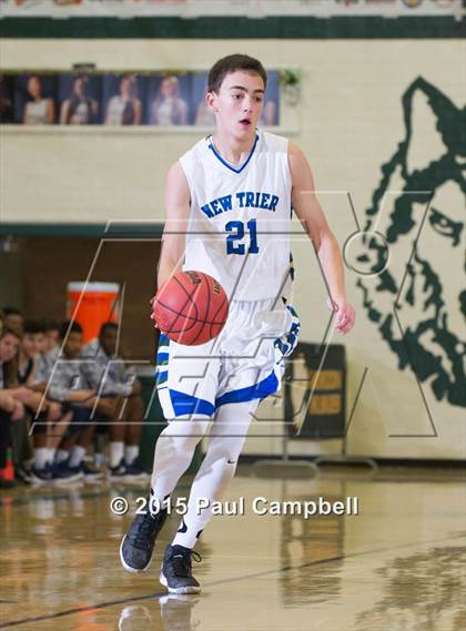 Thumbnail 2 in Tempe vs New Trier (Horizon Holiday Hoops Tournament) photogallery.