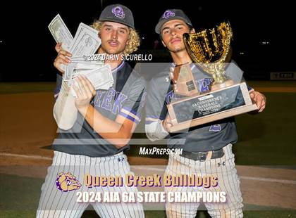 Thumbnail 3 in Queen Creek vs. O'Connor (AIA 6A Final - Awards)  photogallery.