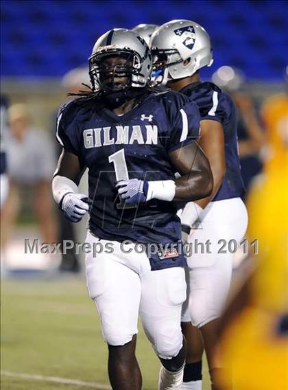 Thumbnail 1 in Gilman vs. Oscar Smith (I-95 Kickoff Classic) photogallery.