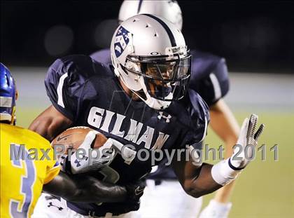 Thumbnail 1 in Gilman vs. Oscar Smith (I-95 Kickoff Classic) photogallery.