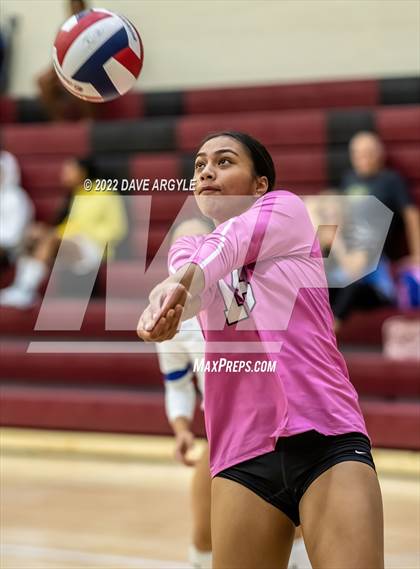 Thumbnail 1 in Bingham vs. Lone Peak (5A/6A Volleyball Challenge) photogallery.