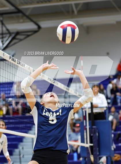 Thumbnail 3 in Pine Creek vs Legacy (CHSAA 5A Region 6 Playoff) photogallery.